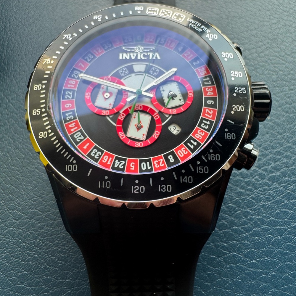 Invicta Aviator X Monte Carlo Roulette Men's Watch - 50mm Black (49849)